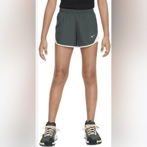 Nike Kids' Dark Gray and White Shorts